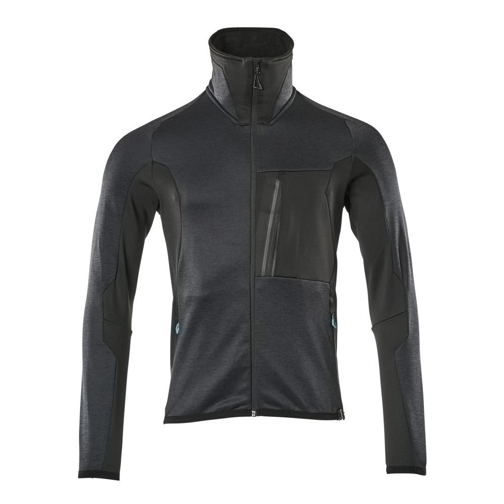 Fleecepullover mit Reißverschluss Microfleecejacke