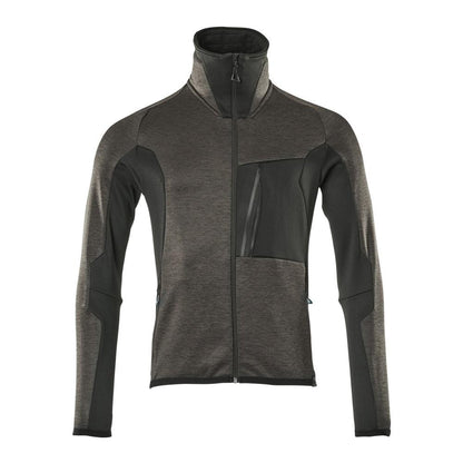 Fleecepullover mit Reißverschluss Microfleecejacke