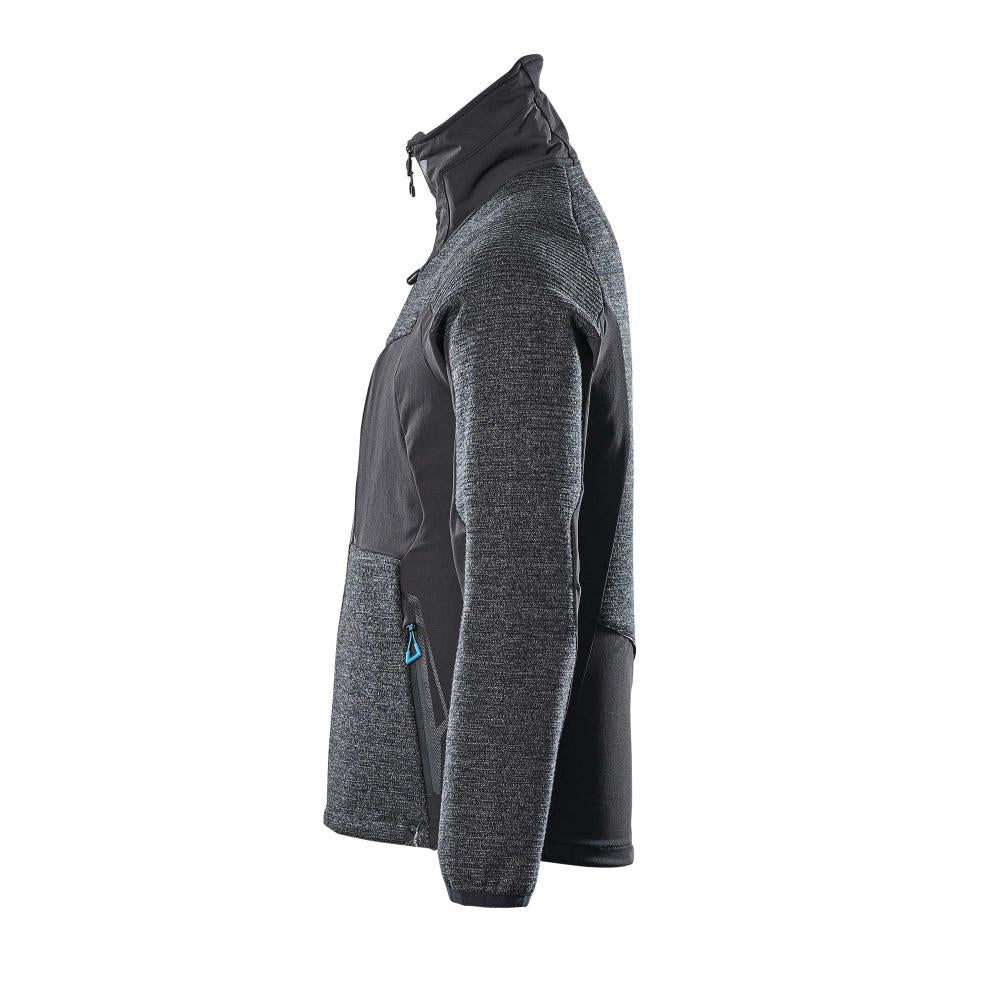 Veste en maille avec cardigan à membrane