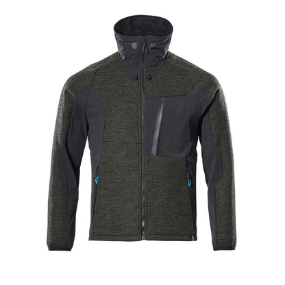 Veste en maille avec cardigan à membrane