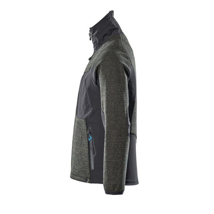 Veste en maille avec cardigan à membrane