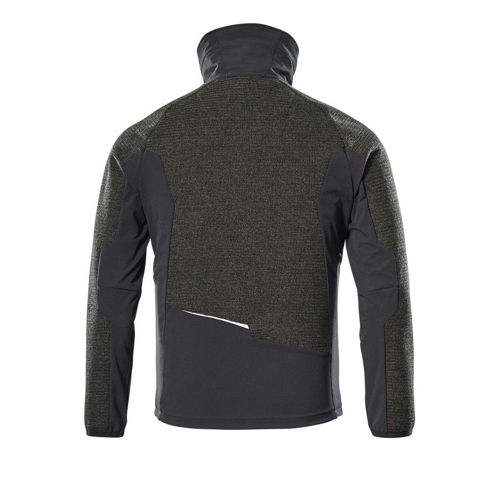 Veste en maille avec cardigan à membrane