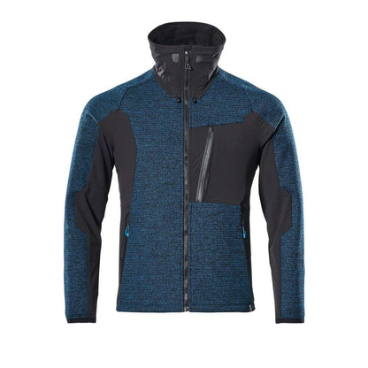 Veste en maille avec cardigan à membrane