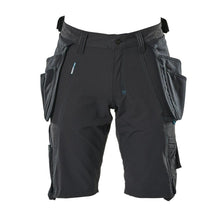 Shorts,abnehmbaren Hängetaschen,Stretch Handwerkershorts, schwarzblau
