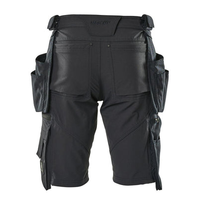 Shorts,abnehmbaren Hängetaschen,Stretch Handwerkershorts, schwarzblau