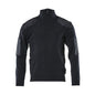 Pull tricoté avec renforts, pull tricoté en laine