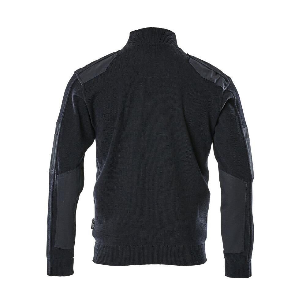 Pull tricoté avec renforts, pull tricoté en laine