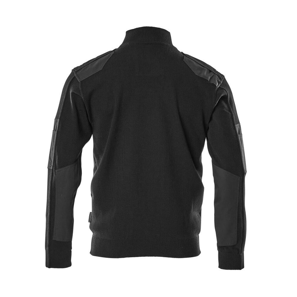 Pull tricoté avec renforts, pull tricoté en laine