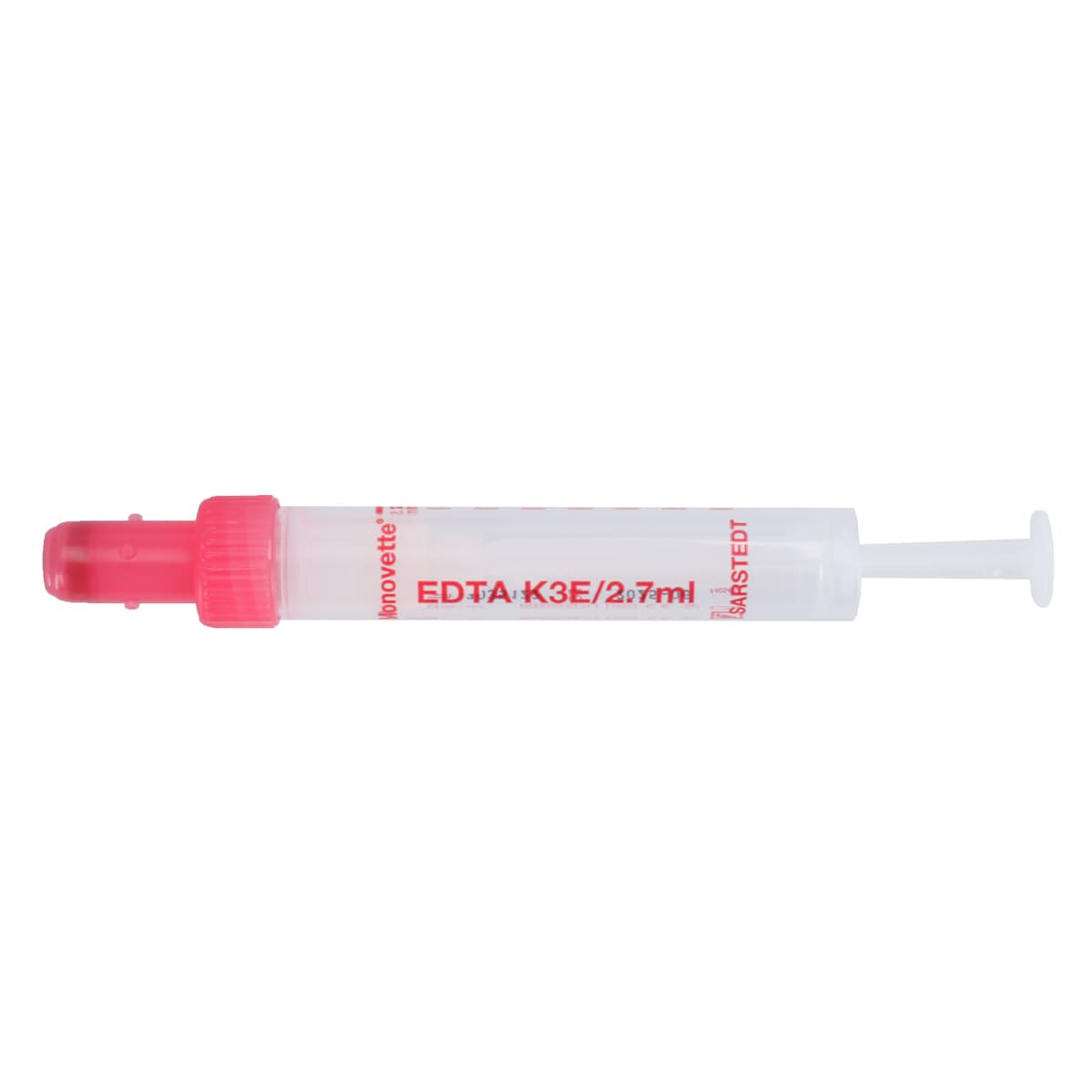 S-Monovettes, avec étiquette en papier, capuchon violet, 2,7 ml hématologie potassium/EDTA | Paquet (500 pièces)