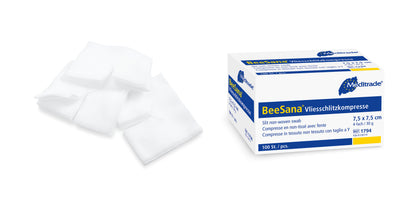 Compresse fendue en polaire BeeSana®, non stérile, 4 fois