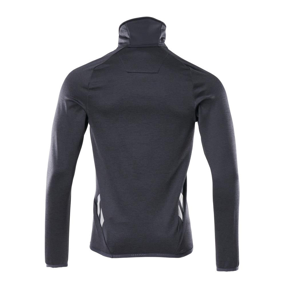 Fleecepullover mit kurzem Reißverschluss Microfleecejacke