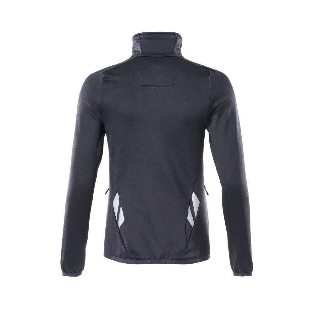 Pull polaire avec fermeture éclair courte, veste micropolaire femme