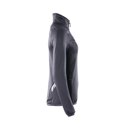Pull polaire avec fermeture éclair courte, veste micropolaire femme