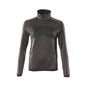 Pull polaire avec fermeture éclair courte, veste micropolaire femme