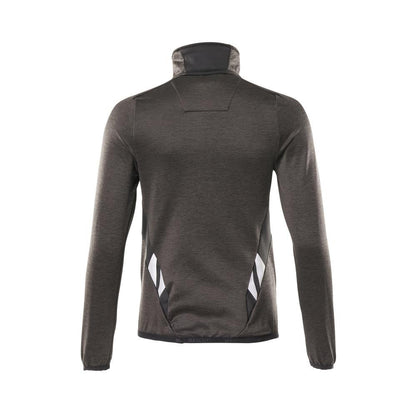 Pull polaire avec fermeture éclair courte, veste micropolaire femme