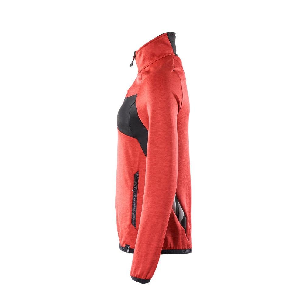 Pull polaire avec fermeture éclair courte, veste micropolaire femme