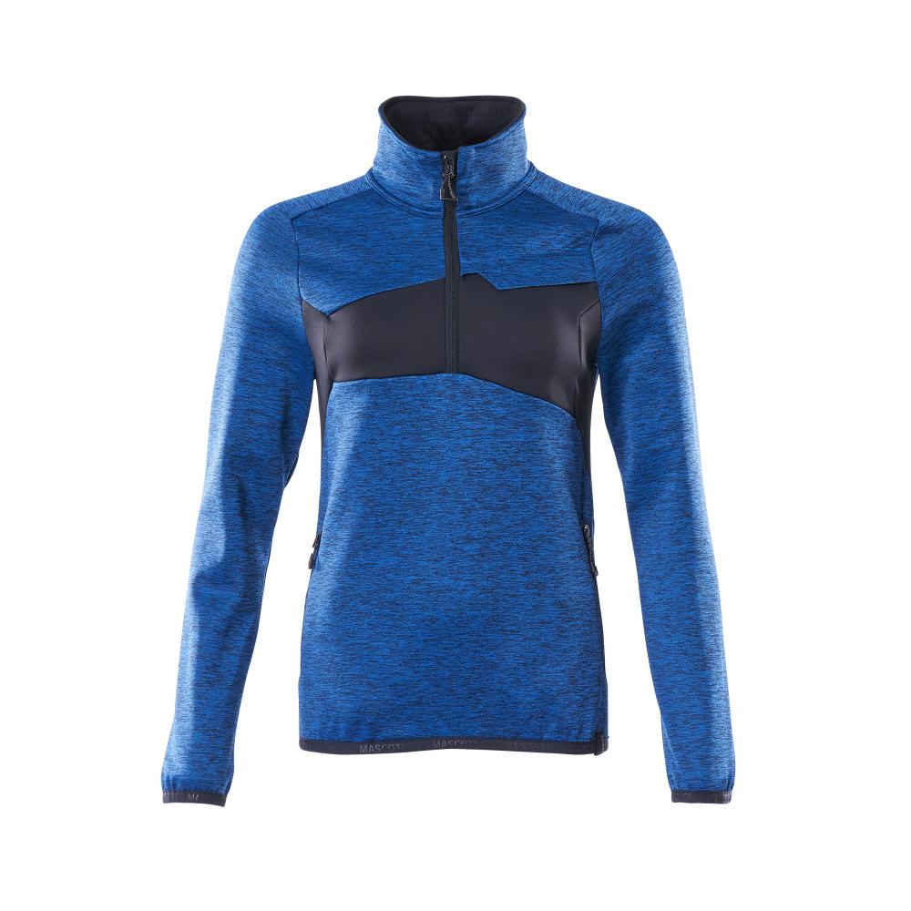 Pull polaire avec fermeture éclair courte, veste micropolaire femme