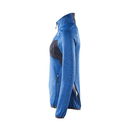 Pull polaire avec fermeture éclair courte, veste micropolaire femme