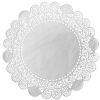 Le napperon rond « Duni GmbH Tortenspitzen » est un napperon rond en papier blanc doté d'un cœur rigide et de bords finement travaillés en forme de dentelle – idéal pour la décoration des tables lors de mariages ou pour servir des gâteaux.