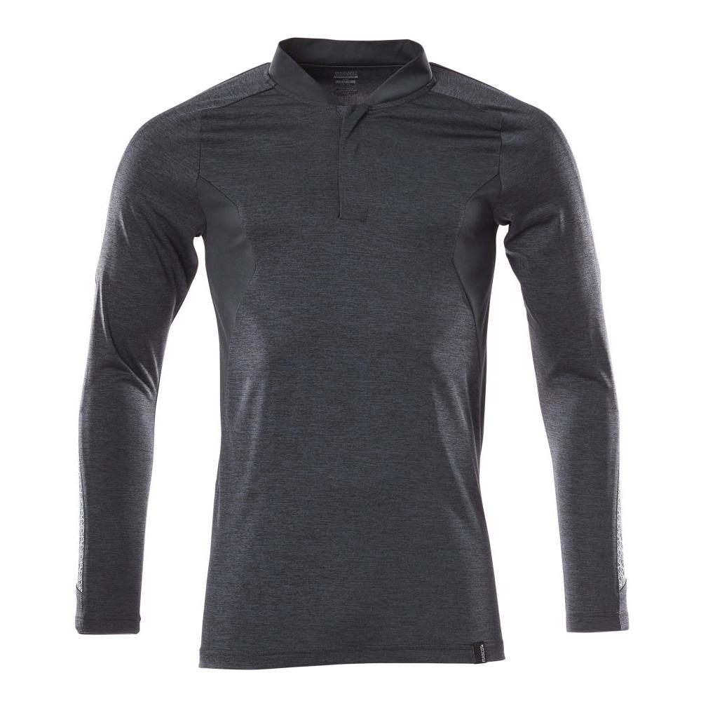 Polo-Shirt mit COOLMAX® PRO, Langarm Polo-shirt