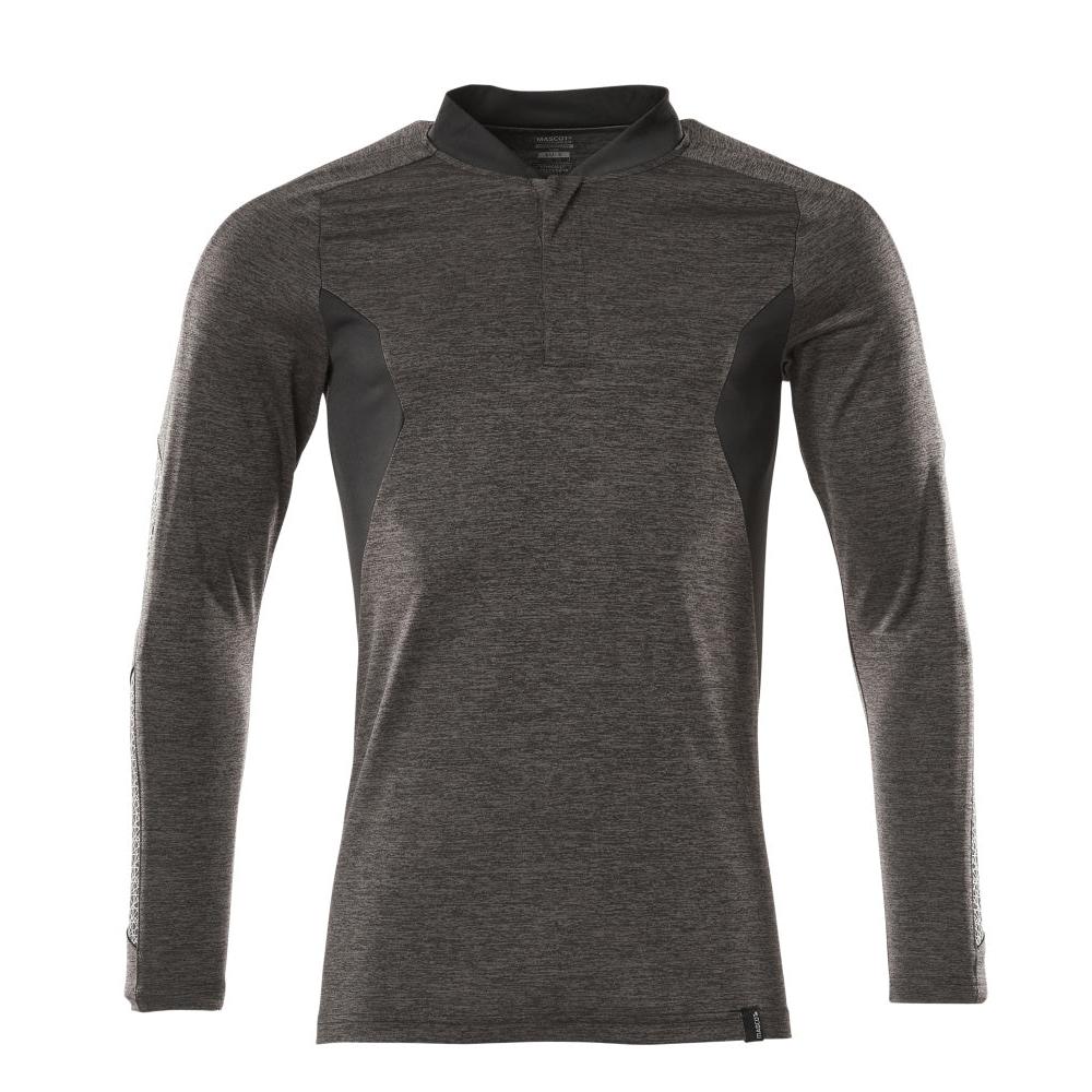 Polo-Shirt mit COOLMAX® PRO, Langarm Polo-shirt