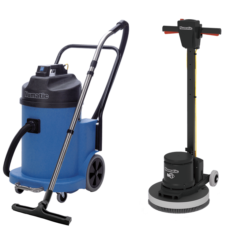 Numatic ESM-Set 2C HFM-1515R + SC-Bürste + Wassersauger WV-900-2 | Packung (1 Stück)