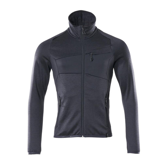 Pull polaire avec veste micropolaire zippée