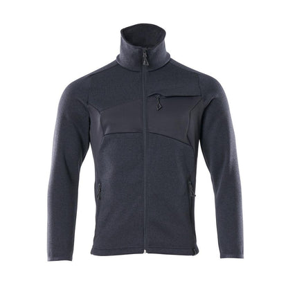 Pull tricoté avec cardigan zippé