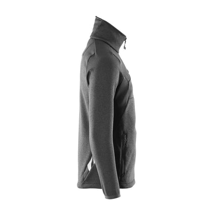 Pull tricoté avec cardigan zippé