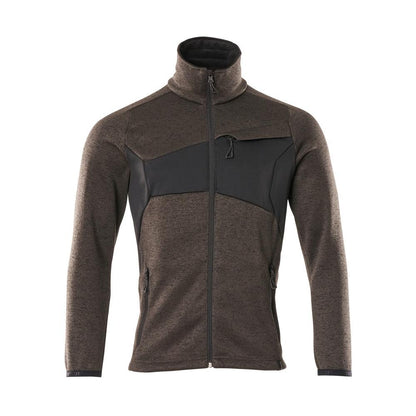 Pull tricoté avec cardigan zippé
