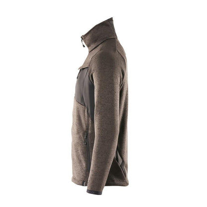 Pull tricoté avec cardigan zippé