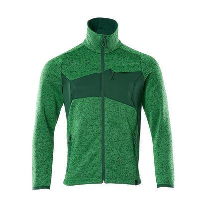 Pull tricoté avec cardigan zippé