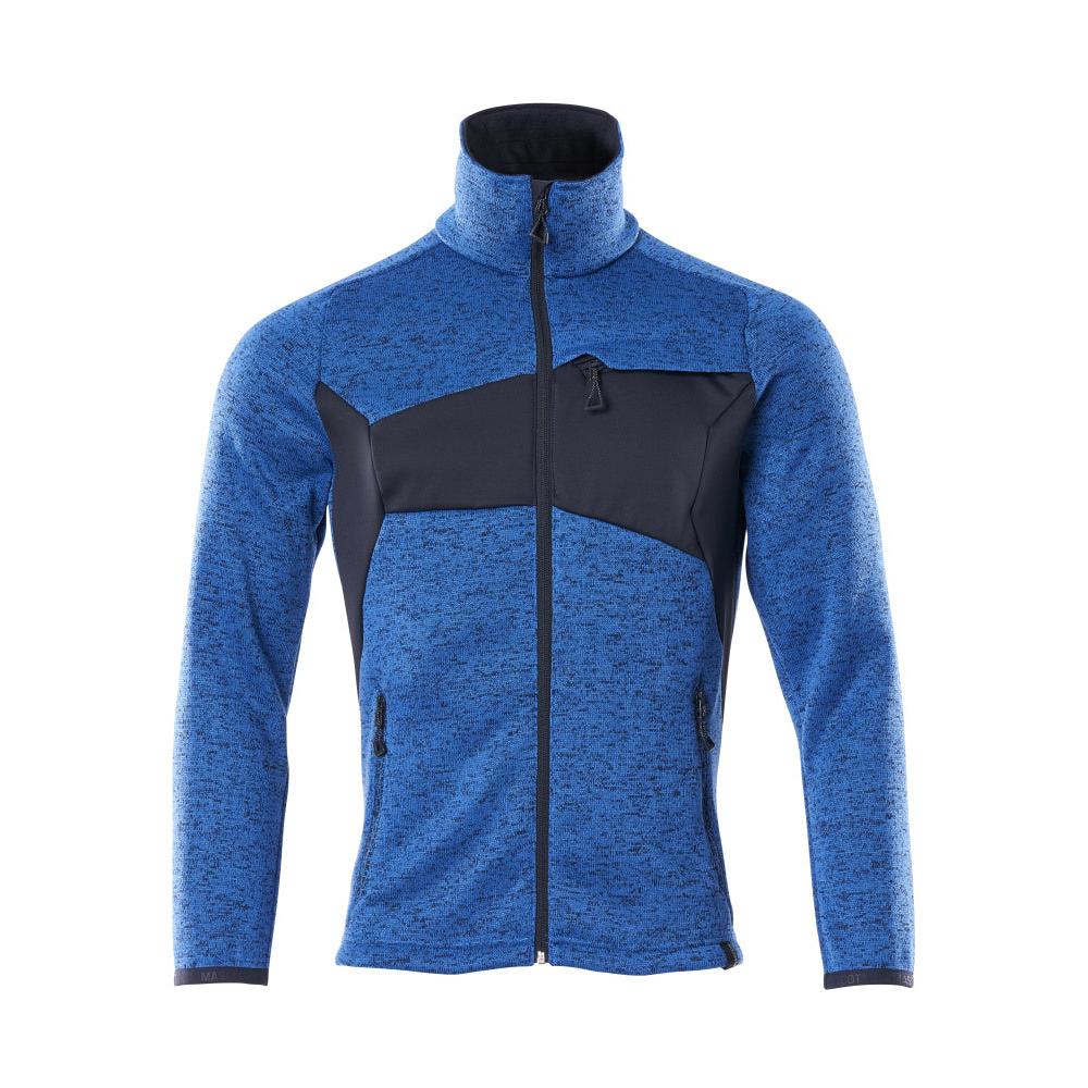 Pull tricoté avec cardigan zippé