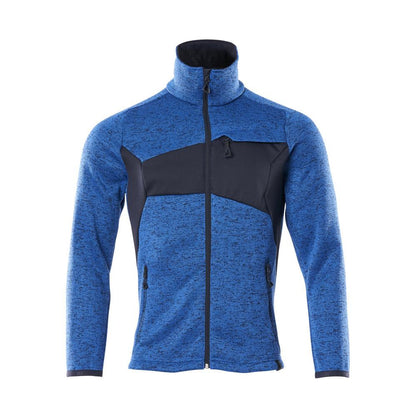 Pull tricoté avec cardigan zippé