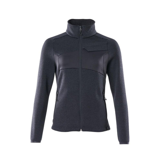Strickpullover mit Reißverschluss, Damen Strickjacke