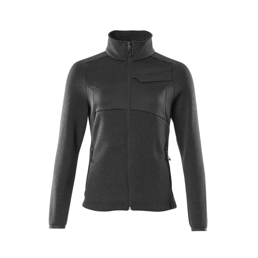Pull tricoté avec fermeture éclair, cardigan femme
