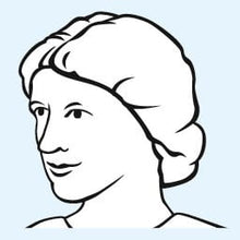 Foliodress Cap Comf Dino unst P100 | Packung (100 Stück)