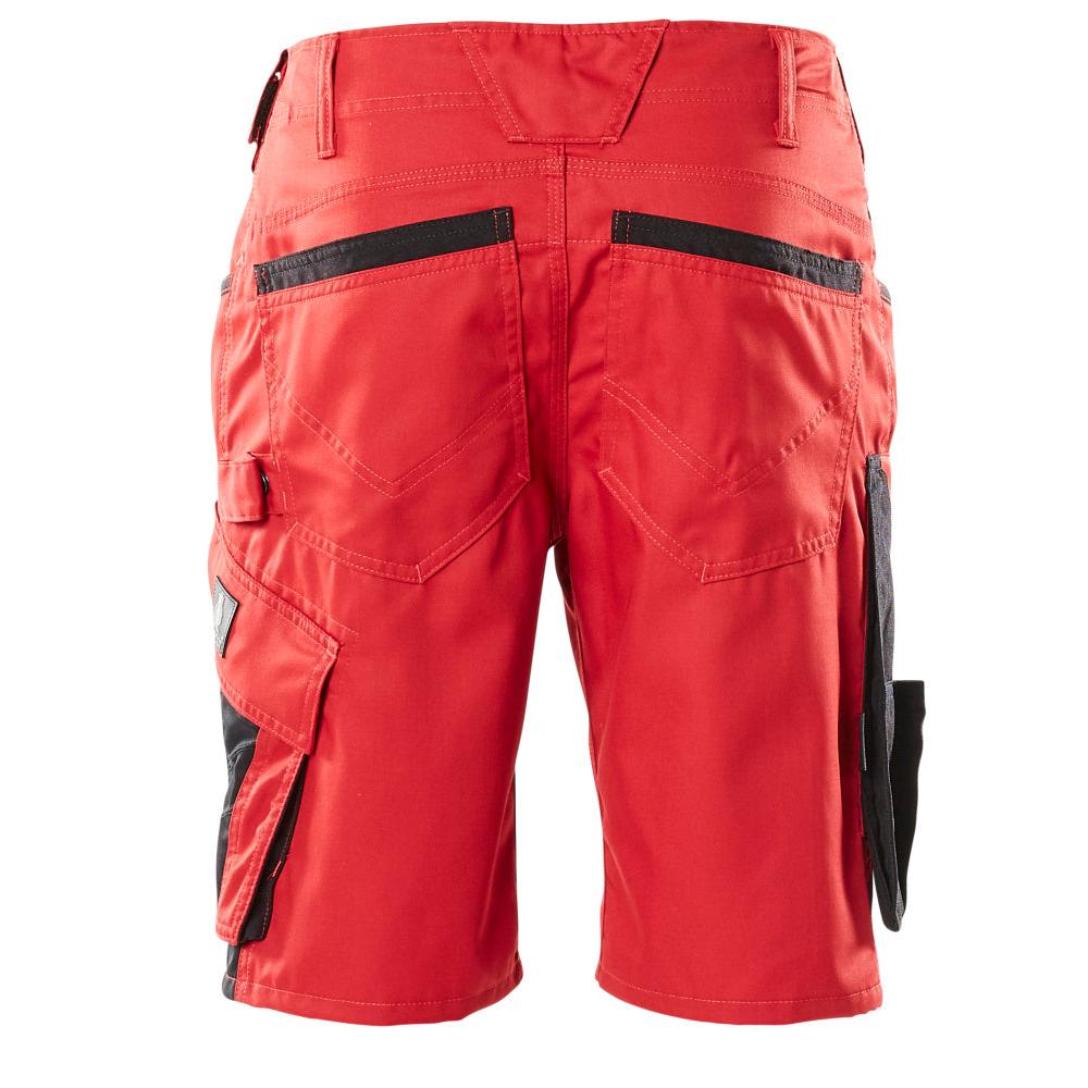 Short, short léger, rouge/noir