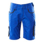 Short, short léger, bleu maïs/bleu noir