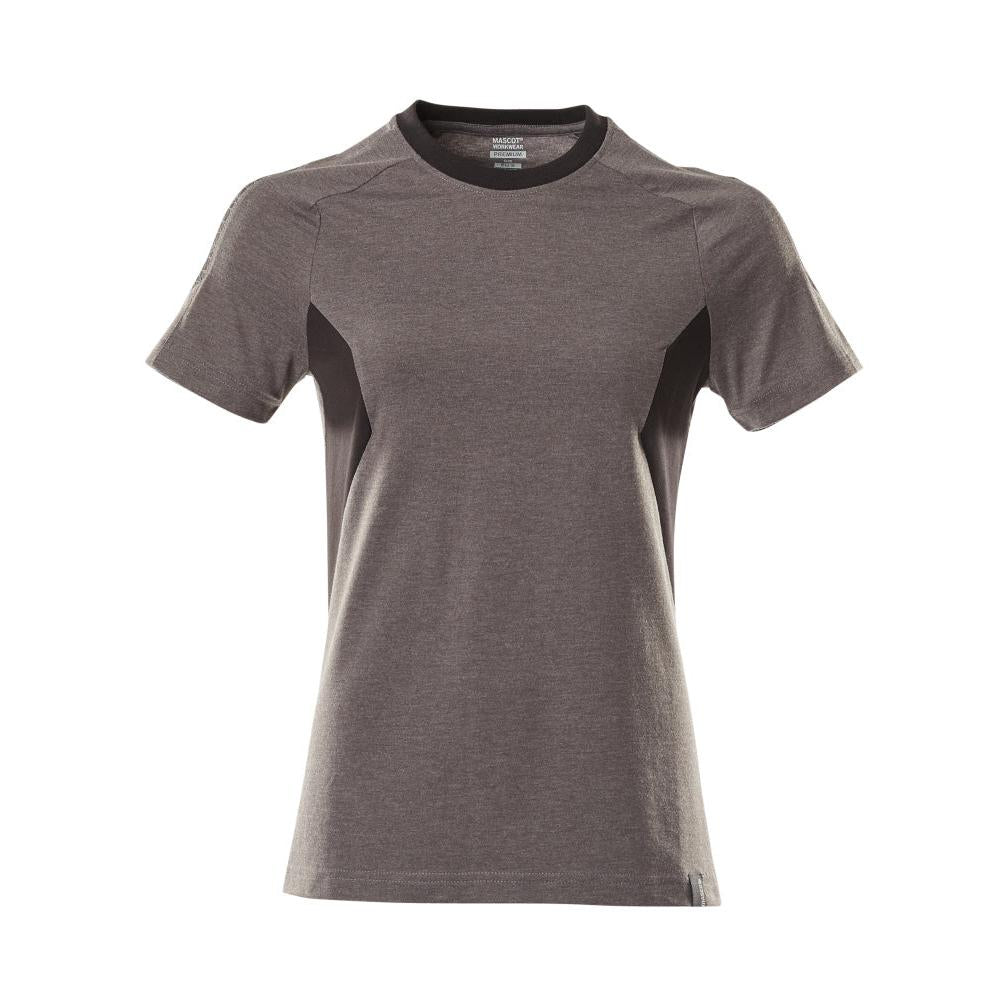 T-Shirt, Damen Damen T-shirt, dunkelanthrazit/schwarz