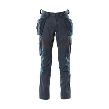 Pantalon avec poches suspendues, pantalon empiècements stretch