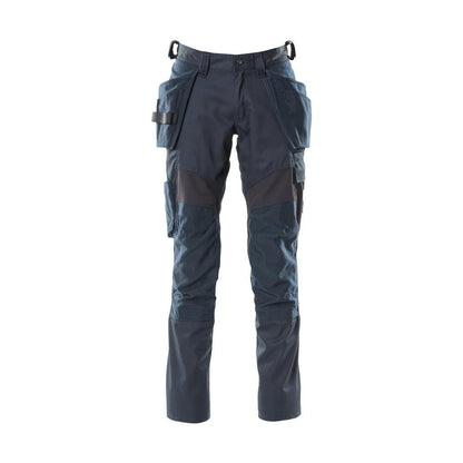 Pantalon avec poches suspendues, pantalon empiècements stretch