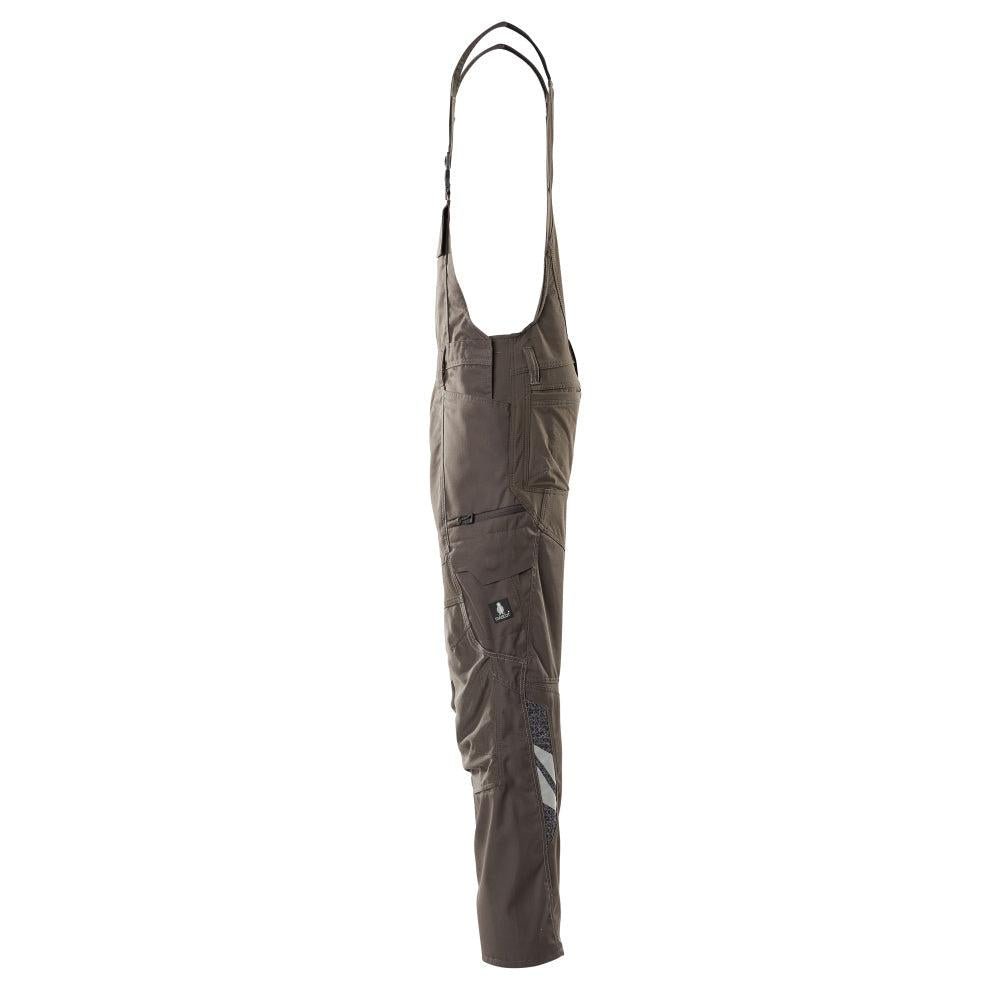 Salopette, poches genoux, empiècements stretch Salopette, anthracite foncé