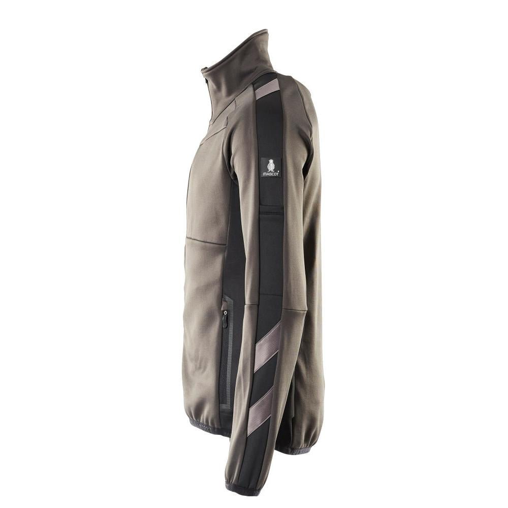 Pull polaire avec veste micropolaire zippée