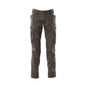 Pantalon, poches cuisses, pantalon empiècements stretch, anthracite foncé