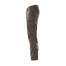 Pantalon, poches cuisses, pantalon empiècements stretch, anthracite foncé