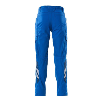 Hose, Schenkeltaschen, Stretch-Einsätze Hose, azurblau