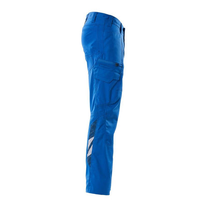 Hose, Schenkeltaschen, Stretch-Einsätze Hose, azurblau