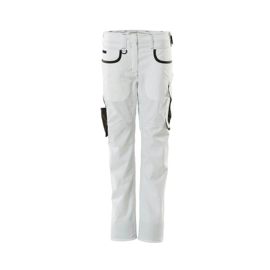 Pantalon, femme, perle, pantalon bicolore