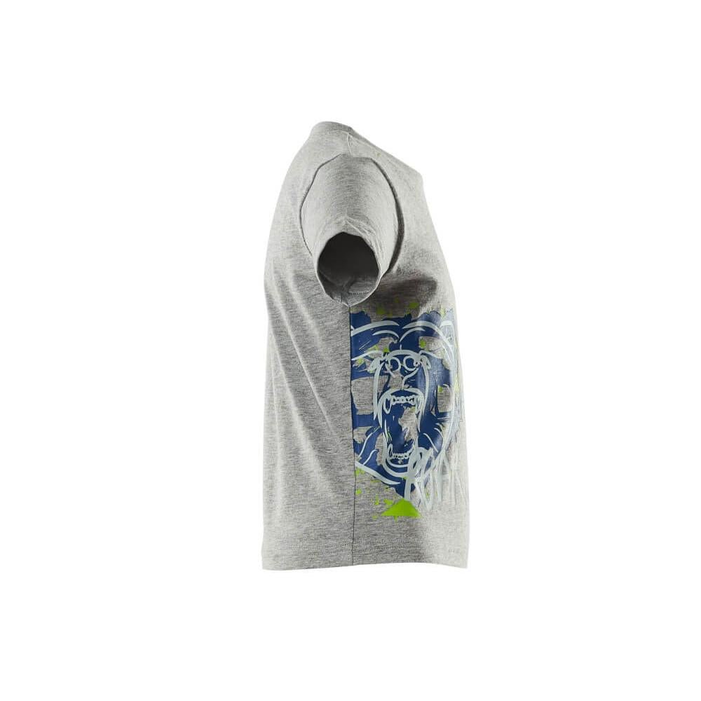 T-shirt pour enfants, avec imprimé T-shirt pour enfants, gris chiné
